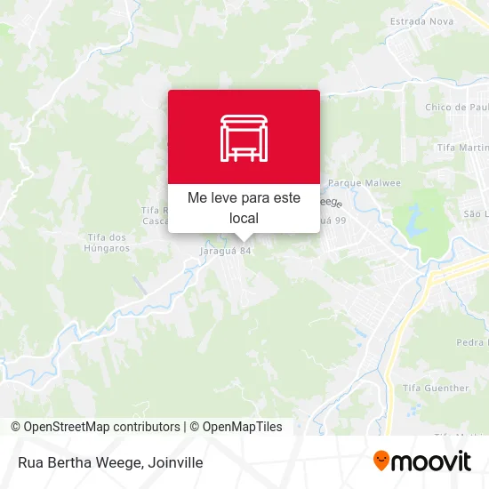 Rua Bertha Weege mapa