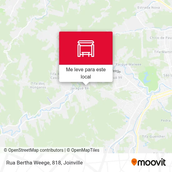 Rua Bertha Weege, 818 mapa
