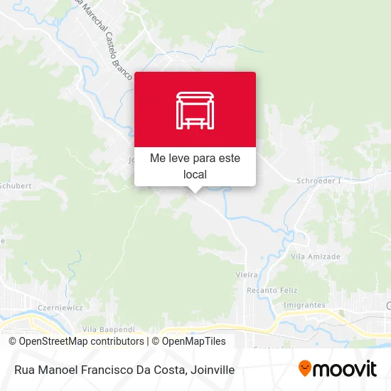 Rua Manoel Francisco Da Costa mapa