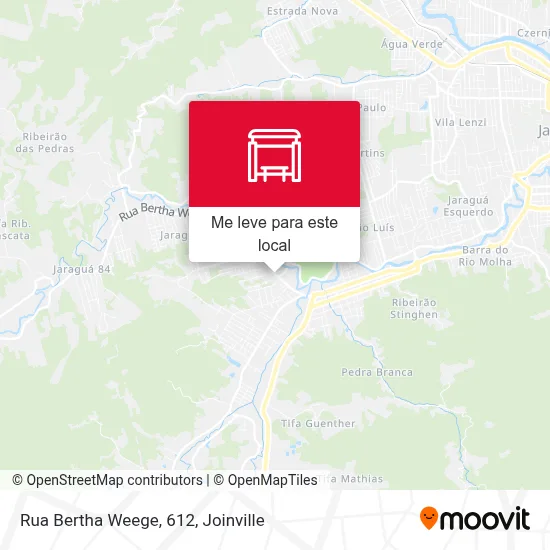 Rua Bertha Weege, 612 mapa