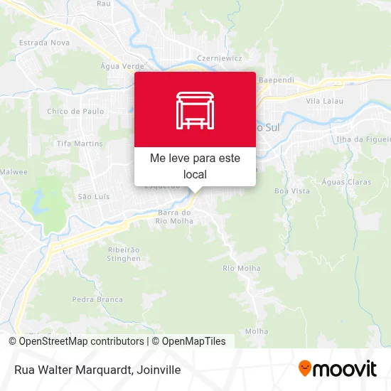Rua Walter Marquardt mapa