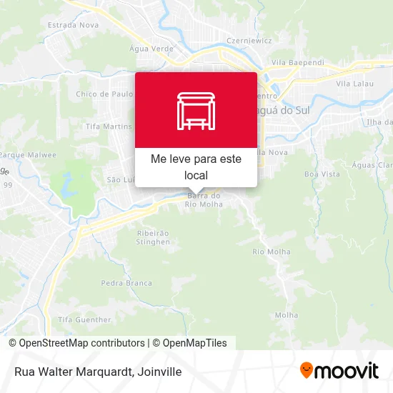 Rua Walter Marquardt mapa