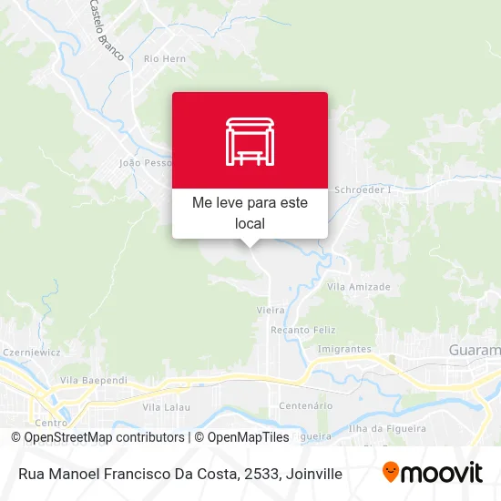 Rua Manoel Francisco Da Costa, 2533 mapa