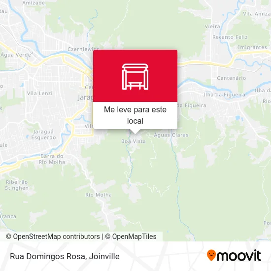 Rua Domingos Rosa mapa