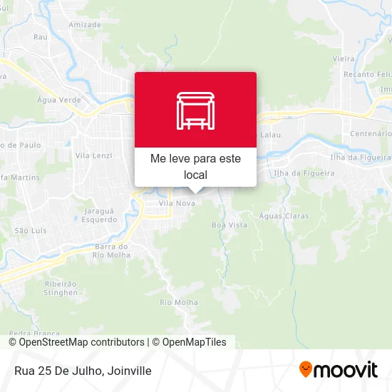 Rua 25 De Julho mapa