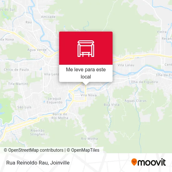 Rua Reinoldo Rau mapa