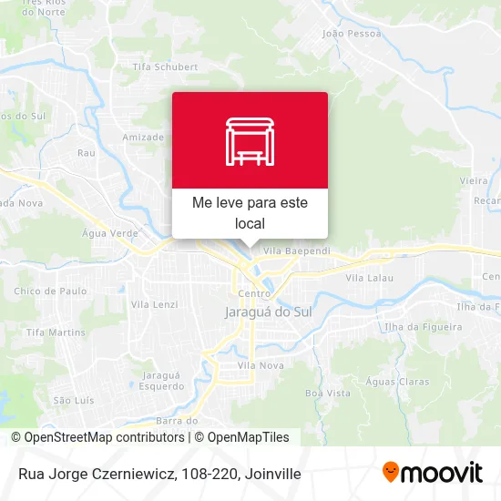 Rua Jorge Czerniewicz, 108-220 mapa