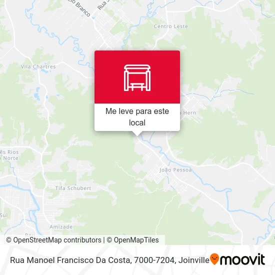 Rua Manoel Francisco Da Costa, 7000-7204 mapa