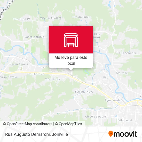 Rua Augusto Demarchi mapa