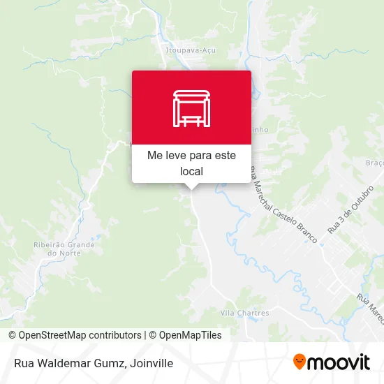 Rua Waldemar Gumz mapa