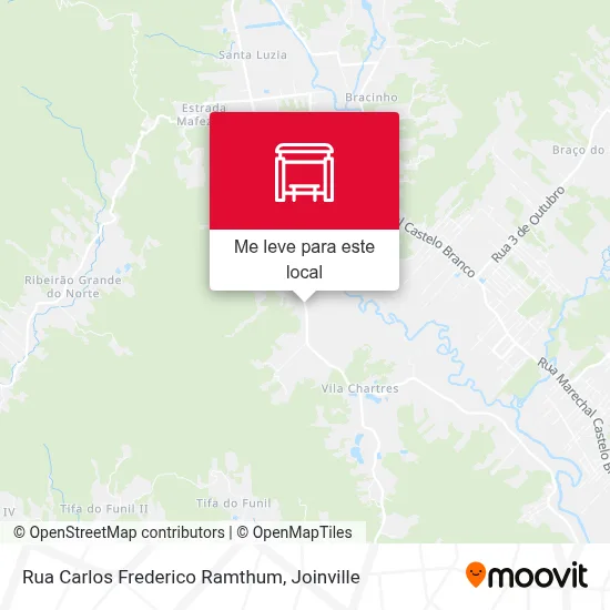 Rua Carlos Frederico Ramthum mapa