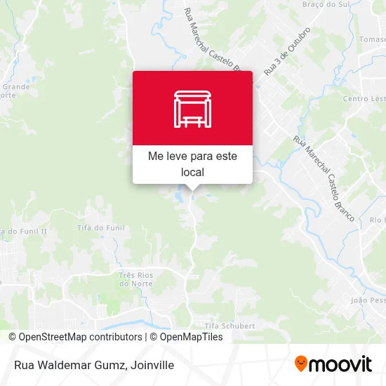 Rua Waldemar Gumz mapa