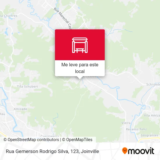 Rua Gemerson Rodrigo Silva, 123 mapa