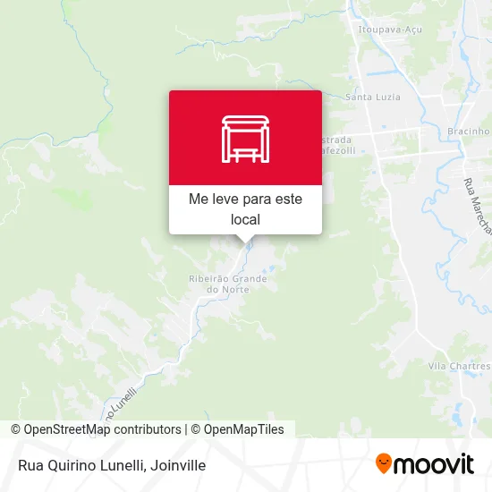 Rua Quirino Lunelli mapa
