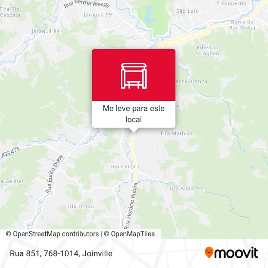 Rua 851, 768-1014 mapa