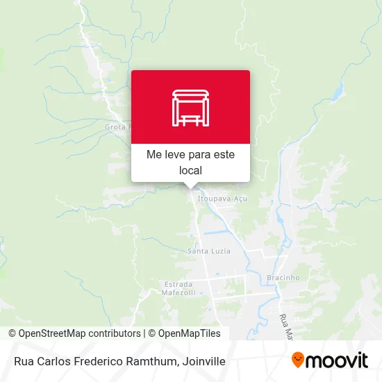 Rua Carlos Frederico Ramthum mapa