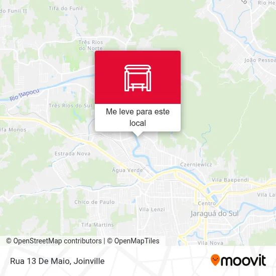 Rua 13 De Maio mapa