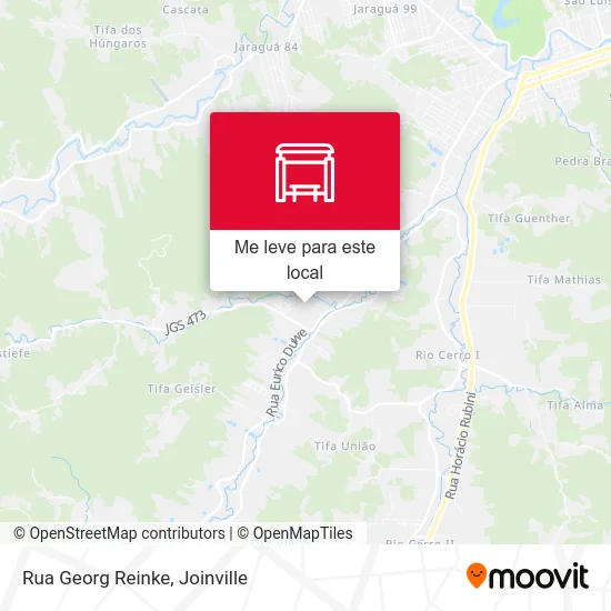 Rua Georg Reinke mapa