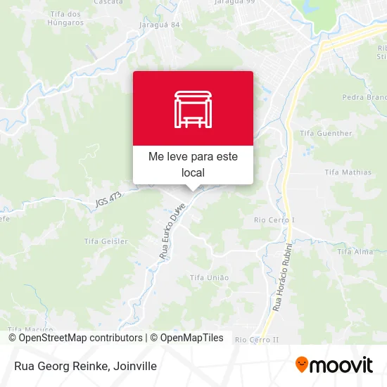Rua Georg Reinke mapa