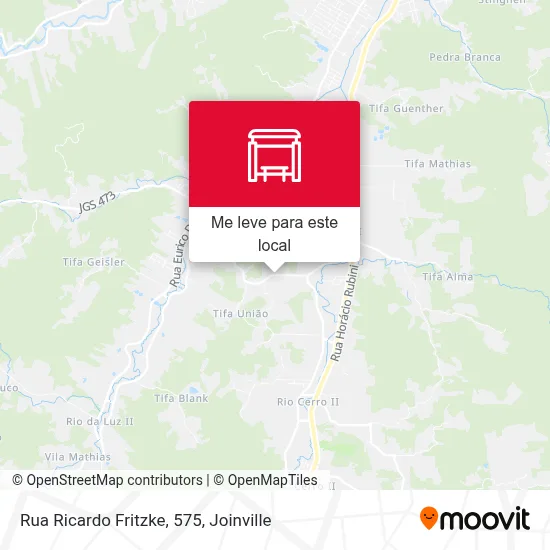 Rua Ricardo Fritzke, 575 mapa