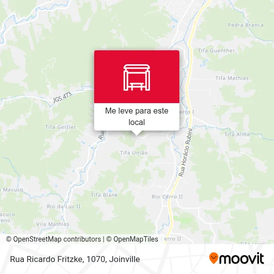 Rua Ricardo Fritzke, 1070 mapa