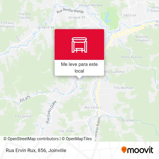 Rua Ervin Rux, 856 mapa