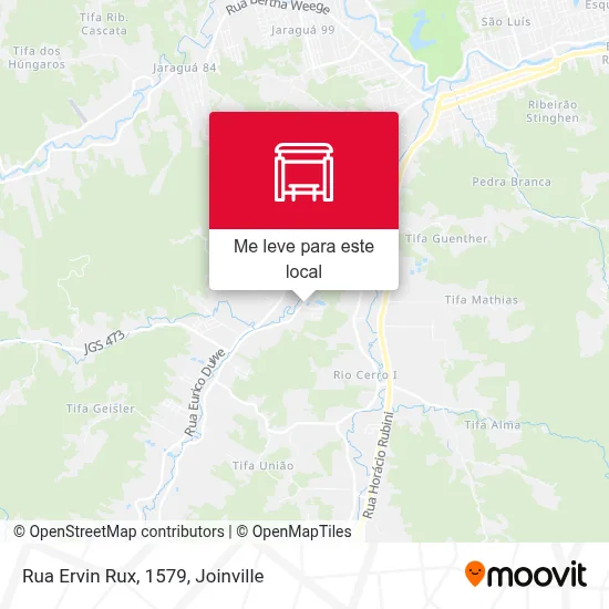 Rua Ervin Rux, 1579 mapa