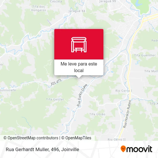 Rua Gerhardt Muller, 496 mapa