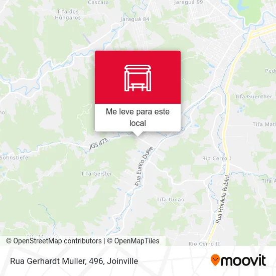Rua Gerhardt Muller, 496 mapa