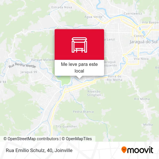 Rua Emílio Schulz, 40 mapa