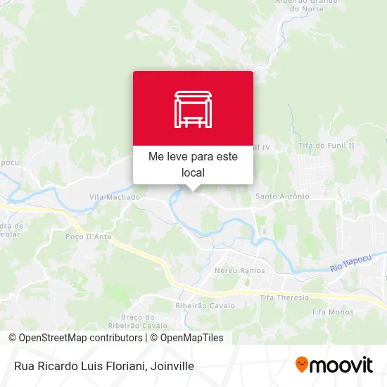 Rua Ricardo Luis Floriani mapa