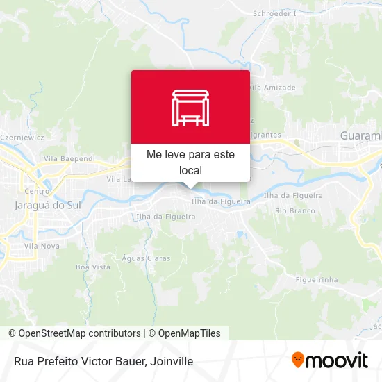 Rua Prefeito Victor Bauer mapa