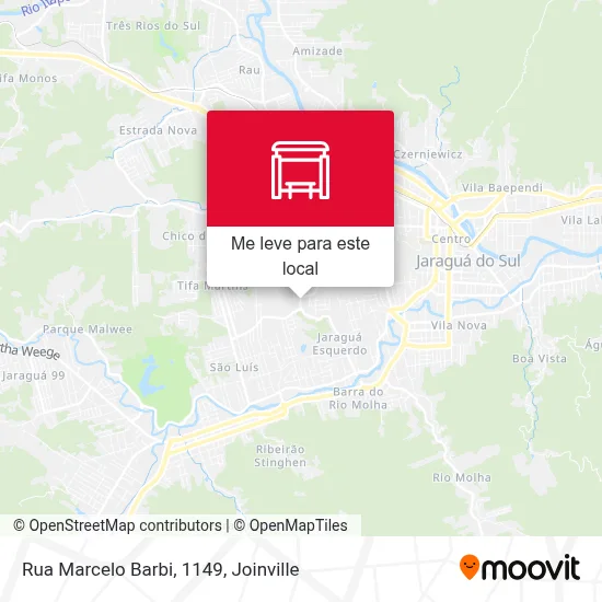 Rua Marcelo Barbi, 1149 mapa