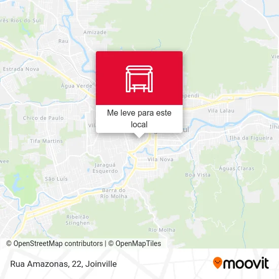 Rua Amazonas, 22 mapa