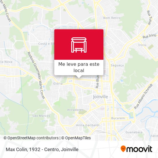 Max Colin, 1932 - Centro mapa
