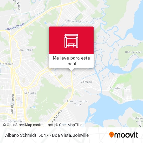 Albano Schmidt, 5047 - Boa Vista mapa