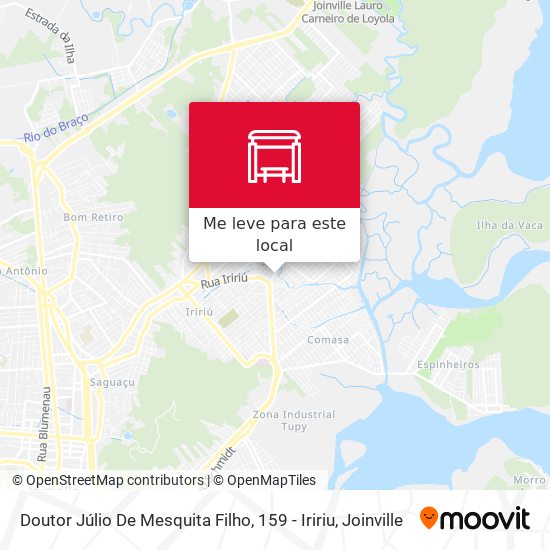 Doutor Júlio De Mesquita Filho, 159 - Iririu mapa