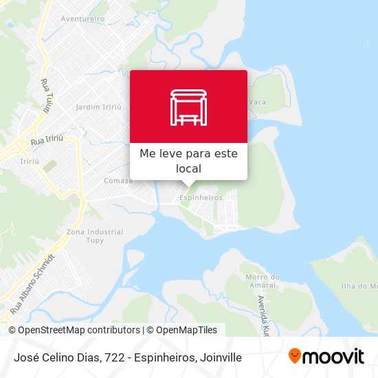 José Celino Dias, 722 - Espinheiros mapa