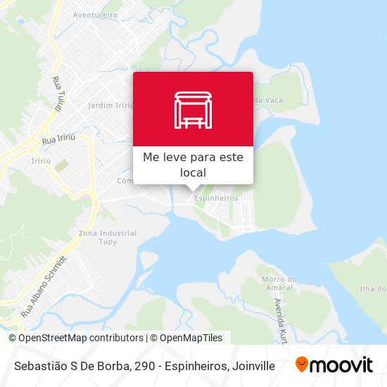 Sebastião S De Borba, 290 - Espinheiros mapa