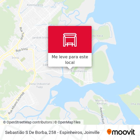 Sebastião S De Borba, 258 - Espinheiros mapa