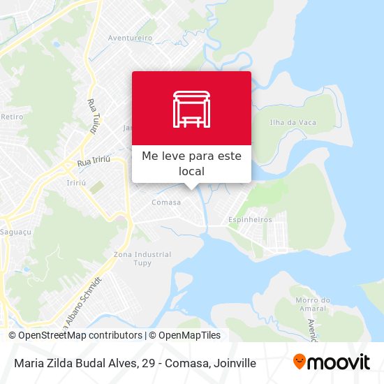 Maria Zilda Budal Alves, 29 - Comasa mapa