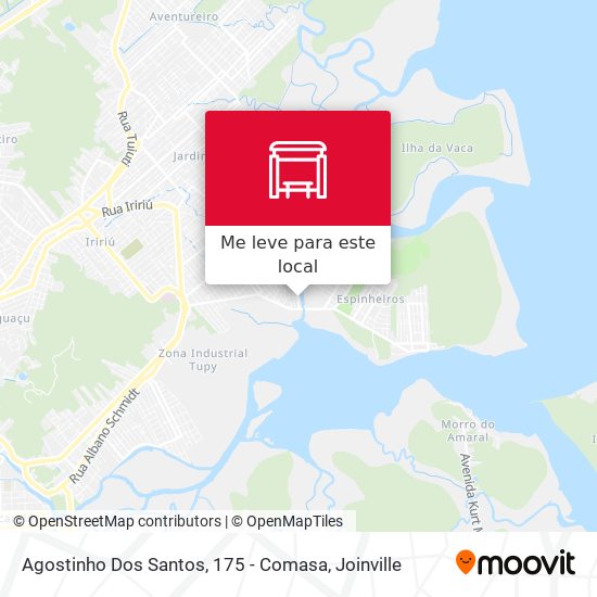 Agostinho Dos Santos, 175 - Comasa mapa