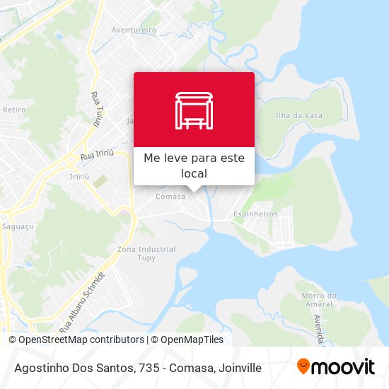 Agostinho Dos Santos, 735 - Comasa mapa