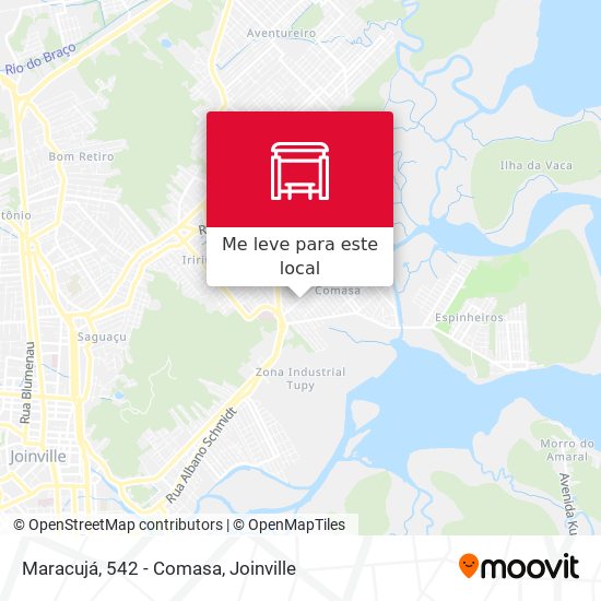 Maracujá, 542 - Comasa mapa