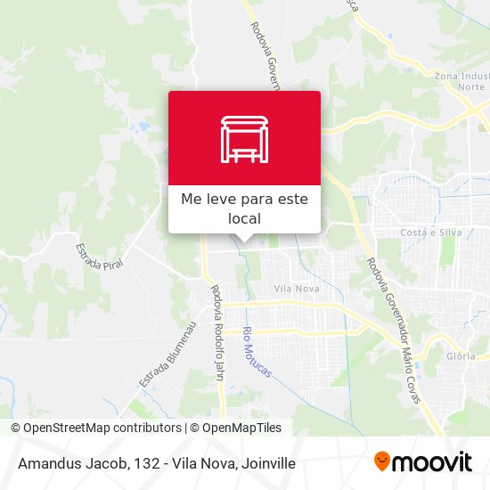 Amandus Jacob, 132 - Vila Nova mapa
