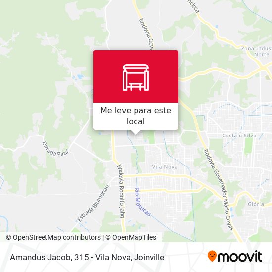 Amandus Jacob, 315 - Vila Nova mapa