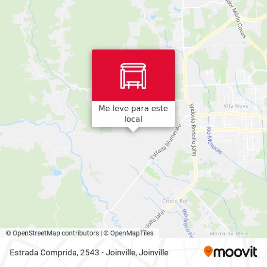 Estrada Comprida, 2543 - Joinville mapa