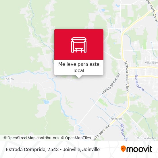 Estrada Comprida, 2543 - Joinville mapa