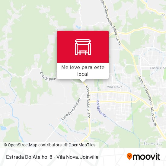 Estrada Do Atalho, 8 - Vila Nova mapa