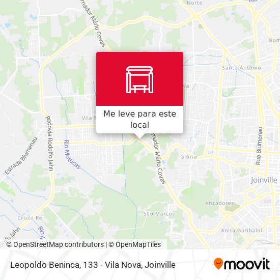 Leopoldo Beninca, 133 - Vila Nova mapa